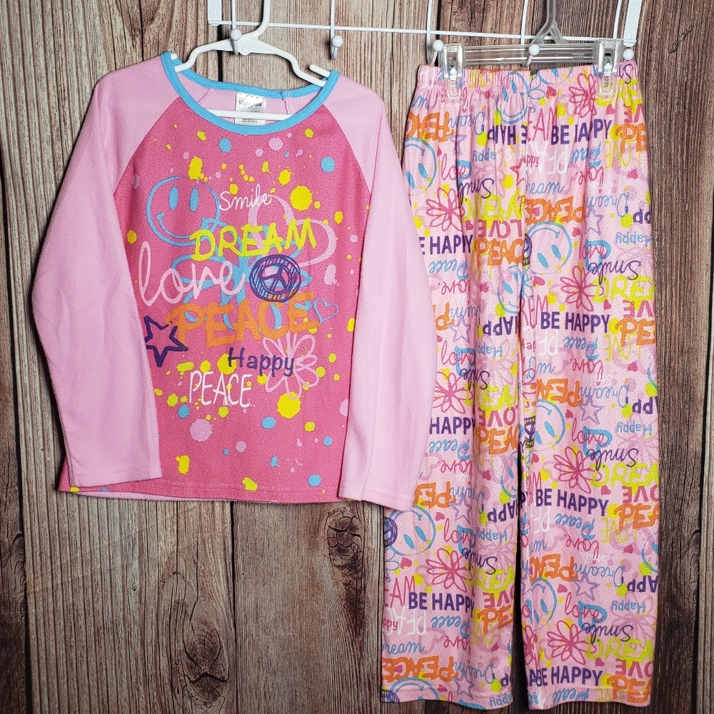 (061) Girls: 7/8 Night Life 2pc  Pajama Set- AB4